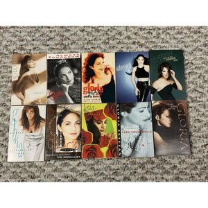 Gloria Estefan Cassingle Cassette Tape Lot of 10 Cassette Singles Rare